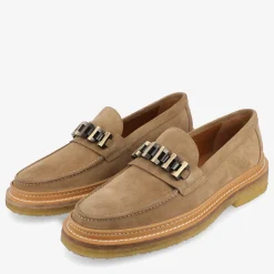 Discount TAFT The Verona Loafer In Beige - Beige Suede Loafer |