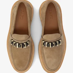 Discount TAFT The Verona Loafer In Beige - Beige Suede Loafer |