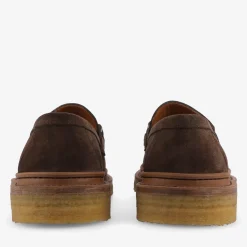 New TAFT The Verona Loafer In Brown - Brown Suede Loafer |