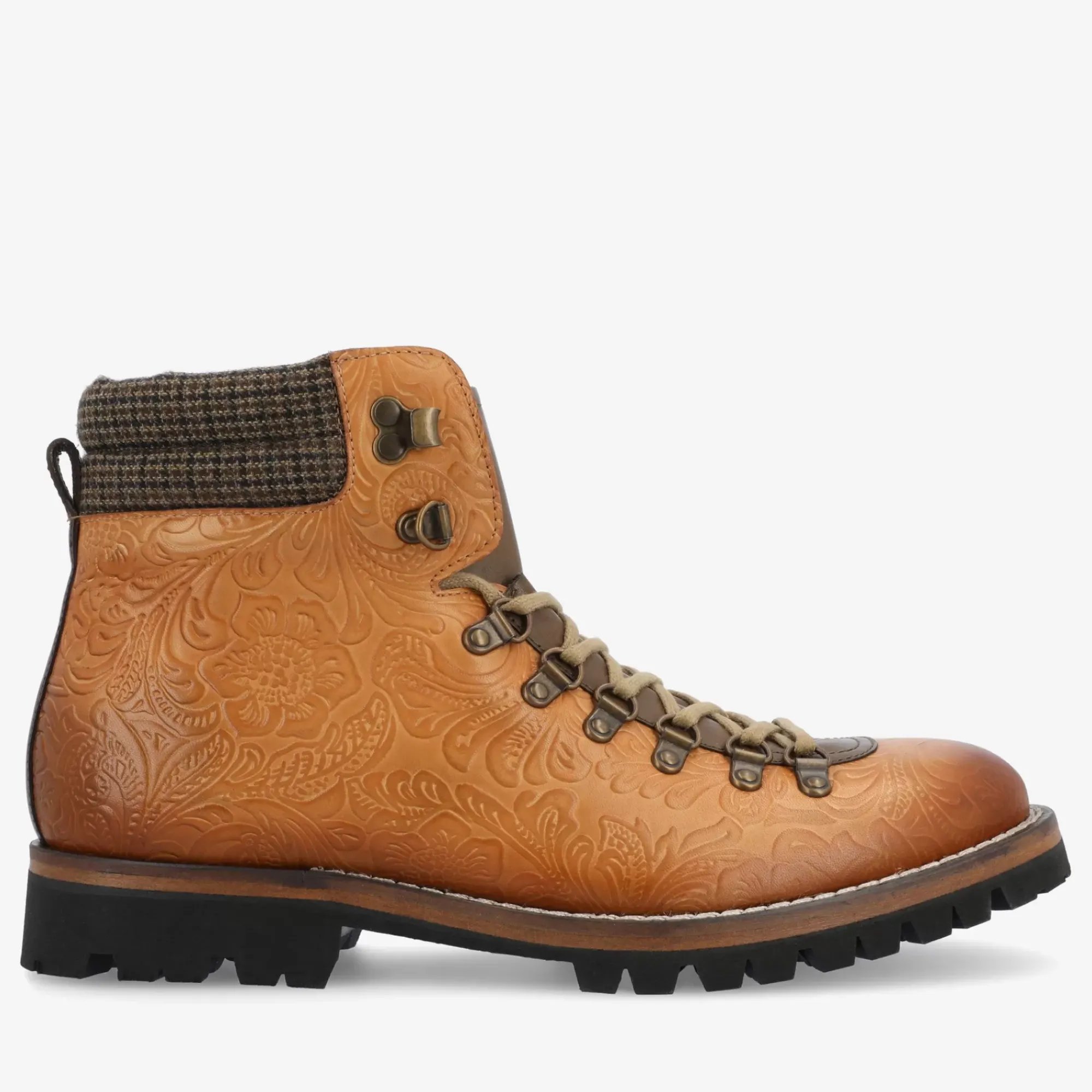 TAFT The Viking Boot In Brown Floral |