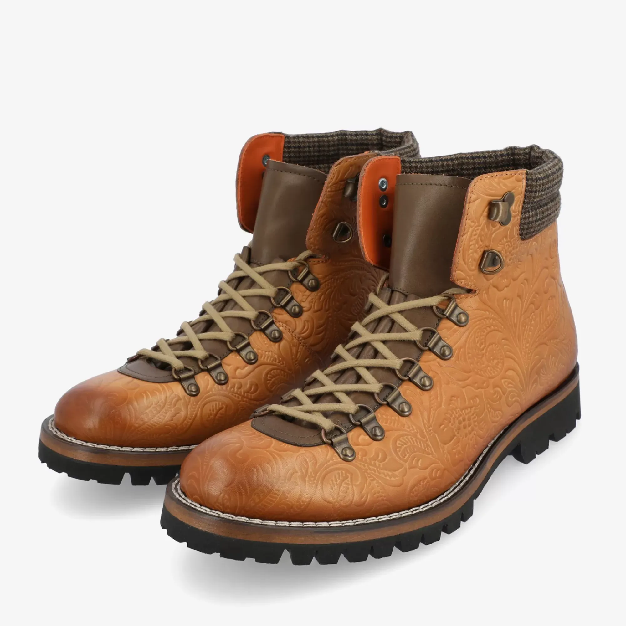 TAFT The Viking Boot In Brown Floral |
