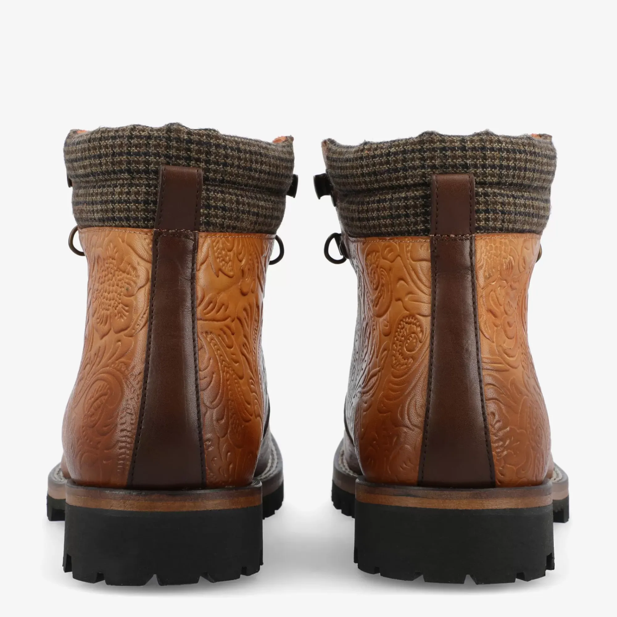 TAFT The Viking Boot In Brown Floral |