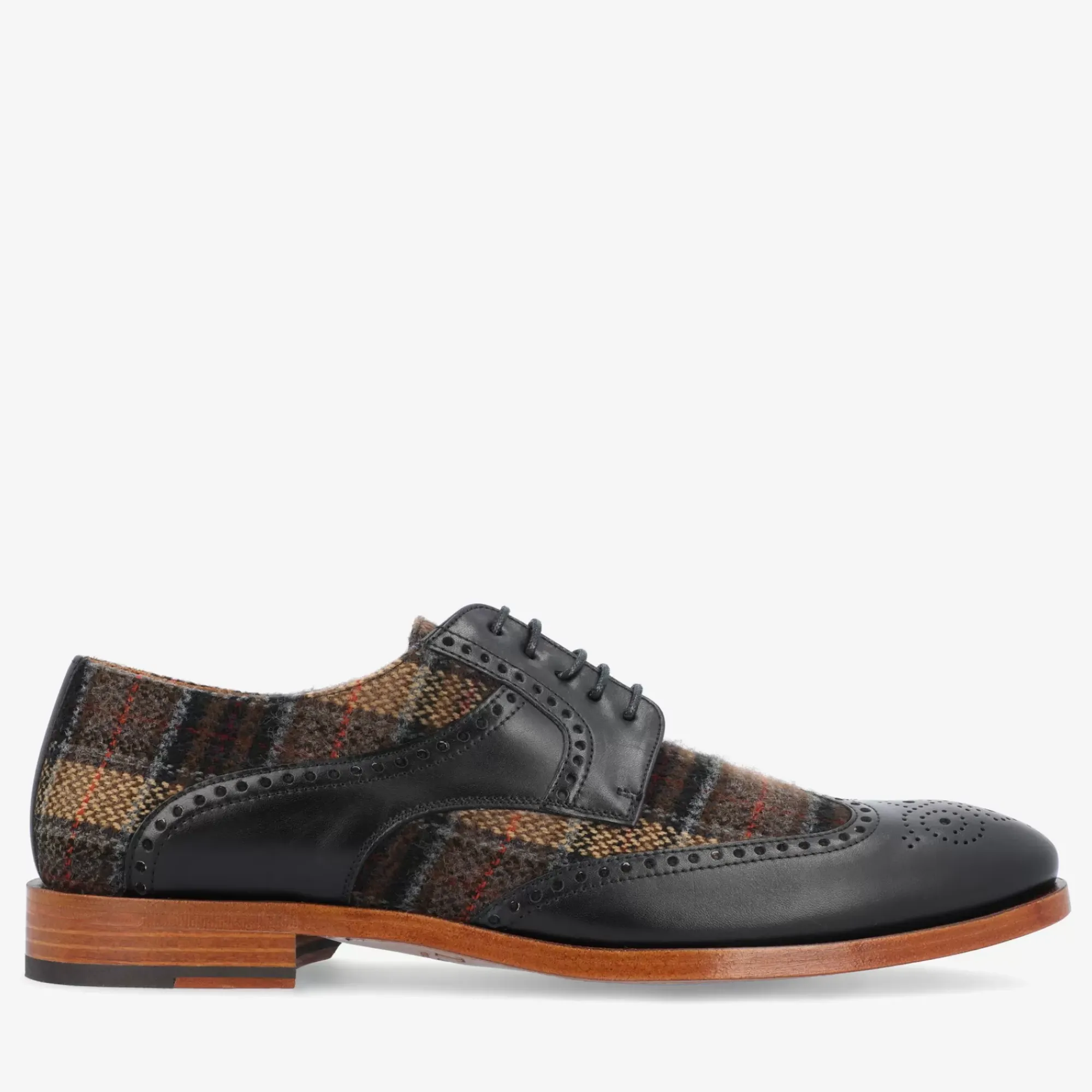 Hot TAFT The Wallace Shoe In Brown Tartan |