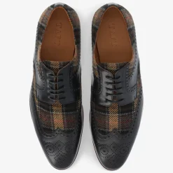Hot TAFT The Wallace Shoe In Brown Tartan |