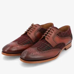 Discount TAFT The Wallace Shoe In Red Plaid |