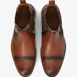 New TAFT Valencia Brown Leather Chelsea Boots - Eden |