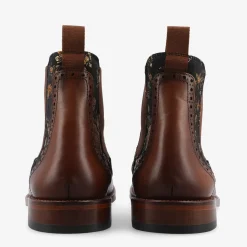 New TAFT Valencia Brown Leather Chelsea Boots - Eden |